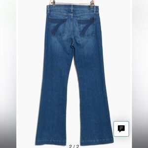 7 For All Mankind Blue Flare Jeans